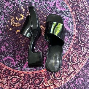 American Eagle Jelly Heel Sandal